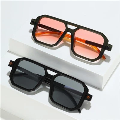 Vintage Çift Köprü Çerçeveli Güneş Gözlüğü